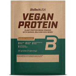 Biotechusa vegan protein - biljni proteinski prah za mišićni razvoj - lešnik 25g Cene