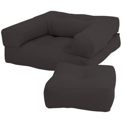 Karup Design dječja stolica sa tabureom mini cube dark grey Cene