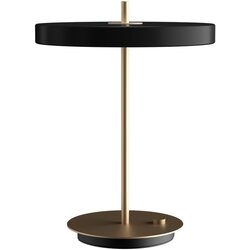 UMAGE Črna LED zatemnitvena namizna svetilka s kovinskim senčnikom (višina 41,5 cm) Asteria Table – Cene