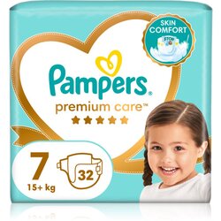Pampers Premium Care Size 7 plenice za enkratno uporabo 15+ kg 32 kos Cene