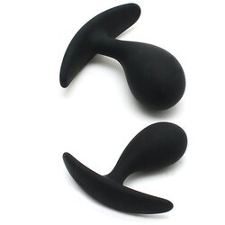Rimba Copenhagen - Komplet analnih vibratorjev - črni (2 kosa) Cene