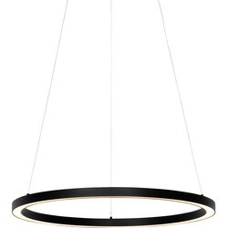 QAZQA Professional Viseča svetilka črna 60 cm z LED 3-stopenjsko zatemnitvijo - Girello Cene