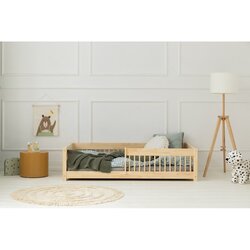 Adeko Dječji krevet od masivnog bora 80x180 cm u prirodnoj boji Mila CPW – Cene
