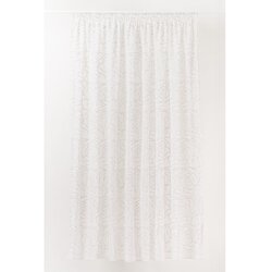 Mendola Fabrics Bela/siva prosojna zavesa 140x245 cm Amanda – Cene