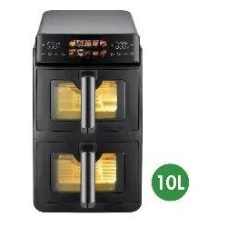 Just Perfecto JP-AF10DB dvostruka friteza na vrući zrak 10 L, 2600 W Cene