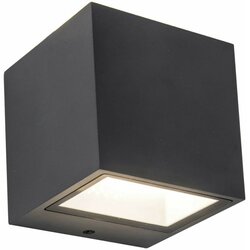 LUTEC LED zunanja stenska svetilka Lutec Gemini (9 W, 8,8 x 8,5 x 8,6 cm, 850 lm, dnevno bela svetloba, antracit) Cene