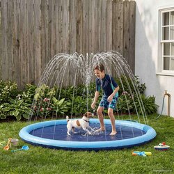 Splash Pad za djecu i pse Plava Ø150 x 10 cm PVC - Ø150 x 9 cm Cene
