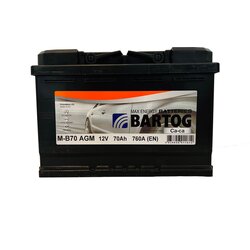 Bxtreme akumulator bartog agm 70Ah d+ 760A(EN) stop-start Cene
