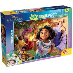 Slagalica Disney Encanto 2 v 1, 108-delna sestavljanka in pobarvanka 70x50 cm – Lisciani Cene