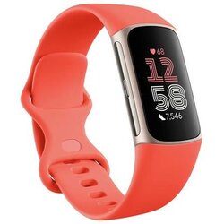 Fitbit charge 6 coral/champagne gold aluminium fitnes narukvica GA05184 Cene