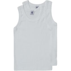 Petit Bateau Majice brez rokavov NATHAN Bela Cene
