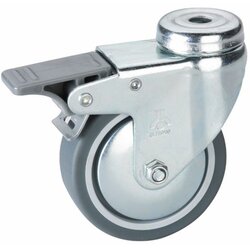 DÖRNER + HELMER kotačić (Promjer kotačića: 100 mm, Nosivost: 55 kg, Klizni ležaj, Sa stražnjom rupom i zaustavljačem) Cene