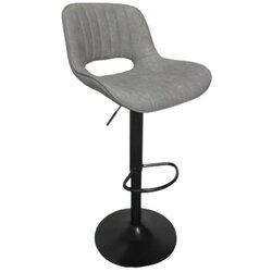  Barska stolica 620172 Svetlo siva /crna metalna baza 480x490x840(1050)mm ( 776-041 ) Cene