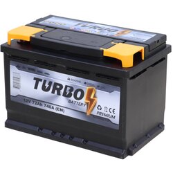 TURBO-BATTERY Akumulator 12V-72AH L3.75.072.A Cene