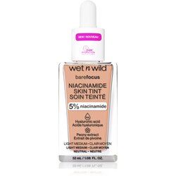 Wet'n wild Bare Focus Niacinamide Skin Tint lahki vlažilni tekoči puder odtenek Light Medium Sand 32 ml Cene