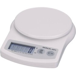Maul vaga za pisma maulalpha opseg mjerenja (maks.) 5 kg mogućnost očitanja 1 g na baterije bijela Cene