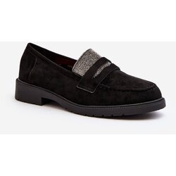 Kesi Women's decorated loafers black by Dananei Cene