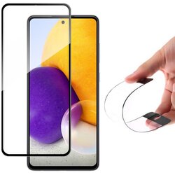 Full GLASS FILM KALJENO STEKLO Z OKVIROM ZA SAMSUNG A72 ČRNO, (22003437) Cene