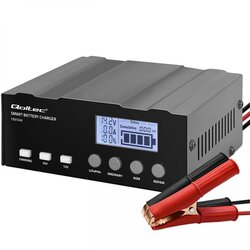 Qoltec Inteligentna mikroprocesorska polnilnica 12V / 12.6V / 24V z LCD in funkcijo popravila Cene