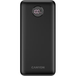 Canyon PB-2002 Power bank 20000mAh Li-poly battery, Input Type-C 5V3A,9V2A,18W , Output Type-C：5V3A,9V2.2A,12V1.5A,20W, Output USBA1/USBA2：5V3A,5V/4.5A,4.5V/5A,9V2A,12V1.5A,22.5W147.5*69*28.6mm, 0.437g , cable Type C, Black - CNE-CPB2002B Cene