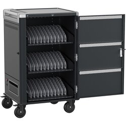 Ewent EW1701 portable device management cart /cabinet Portable device management cabinet Black, Grey Cene