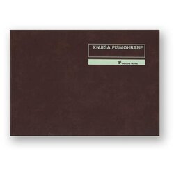 NARODNE NOVINE-UT II-144/A KNJIGA PISMOHRANE (Obrazac 12); Knjiga 200 stranica, 29,7 x 21 cm Cene