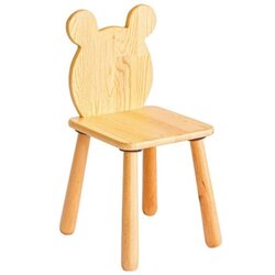 Hanah home Dečija stolica Bear, 28x32x28 cm, Hrast Cene