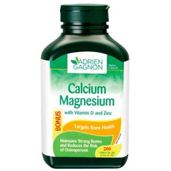 ADRIEN GAGNON kalcijum, magnezijum, cink, vitamin d 200 tableta Cene