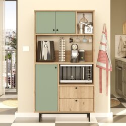 Hanah home RE3-SY oakgreen multi purpose cabinet Cene