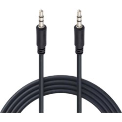 Kettz aux kabl 3.5mm na 3.5mm, 3m, crni Cene