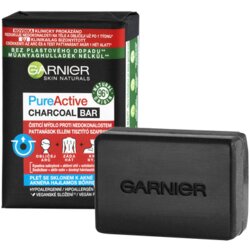 Garnier skinactive pure active charcoal bar čistilno milo za problematično kožo 100 g za ženske Cene