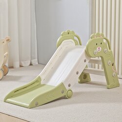 Feelkids sklopivi tobogan "Maca" (Bela+svetlo zelena boja) Cene