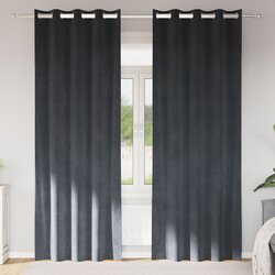 vidaXL Zavjese Svjetlosive Poliester 140 x 245 cm Upijaju zvuk Cijene