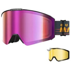 Outdoor Master smučarska očala Falcon, črni okvir, Zeiss roza leče + polarizirane rumene leče Cene