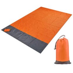 Smania prenosna podloga za na plažo relaxnow - oranžna, vodoodporna (200 × 210 cm) Cene