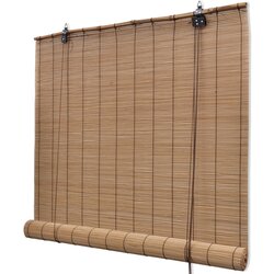 vidaXL Rolete za zatamnjivanje od bambusa 140x220 cm smeđe Cijene