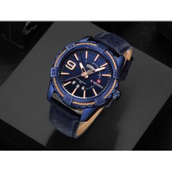 Naviforce 9117K Blue muški sat sa kožnom narukvicom Cene