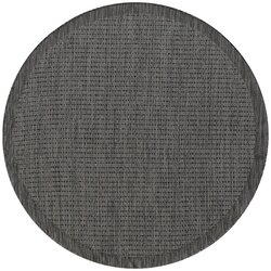Ayyildiz Carpets Tamno sivi okrugli vanjski tepih ø 120 cm Giza – Cene