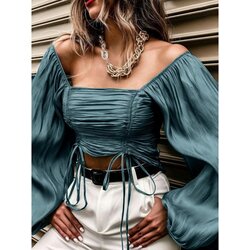 Fenzy Elegantan Crop Top Livenza, Mint Cijene