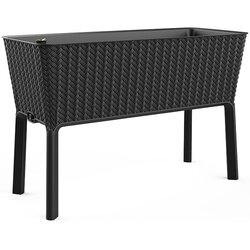 Cvetlični lonci, korita, visoke grede Cvetlični lonec SPLENDOR 120 L – grafit Cene
