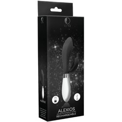 Alexios vibrator s krakovima za klitoris u obliku leptira (crni) Cene
