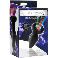 Booty Sparks silikonski analni čep z lučko, small Cene