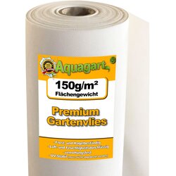 Aquagart 70 m² vrtni flis za zatiranje plevela flis folija za plevel mulčna folija 150 g/m² bela 1 m široka, (22075063) Cene