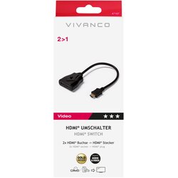 Vivanco HDMI prekidac 2 -> 1, rucno 1 05 Cene