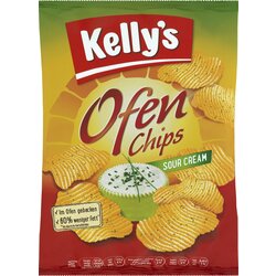 Kelly's Oven Chips - Sour Cream - 10 kosov Cene