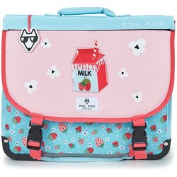 Pol Fox Šolska torba CARTABLE STRAWBERRY 38 CM Večbarvna Cene