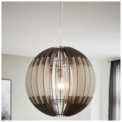 Eglo 63256 - Luster na sajli OLMERO PRO 1xE27/60W/230V prečnik 40 cm siva/bela Cene