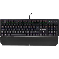  Tastatura gaming RAMPAGE KB-R91 Black USB Rainbow Backlight Water Proof BiH Layout Optical Switch Cene