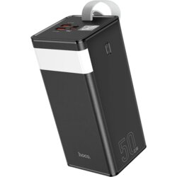 hoco. Hoco Punjač prijenosni sa lampom, 50000mAh, brzi QC/PD, 3A - J86A Powermaster, Crni Cijene