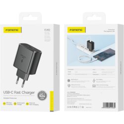 Foneng EU62 GaN zidni punjač - Type-C - PD 45 W - crni Cene